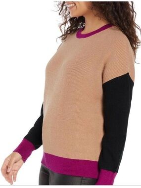 EXPRESS COLORBLOCK SWEATER SIZE M EUC